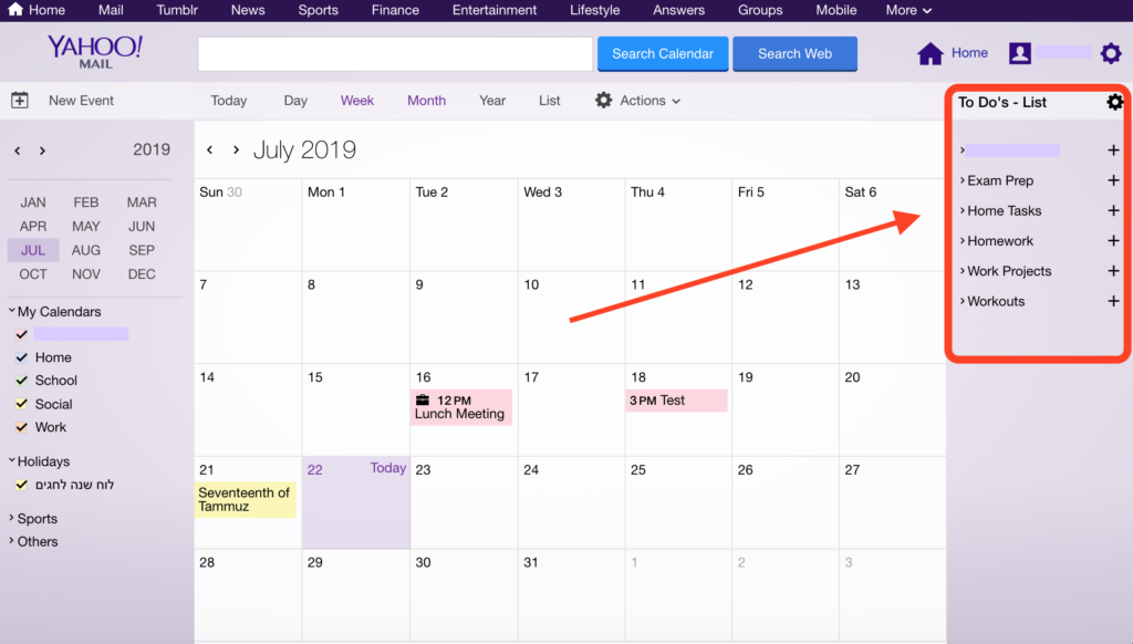 The Complete Guide for Yahoo Calendar | Any.do blog