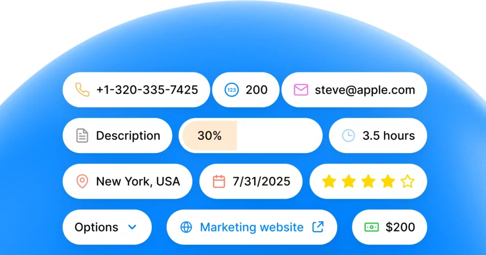 Custom fields